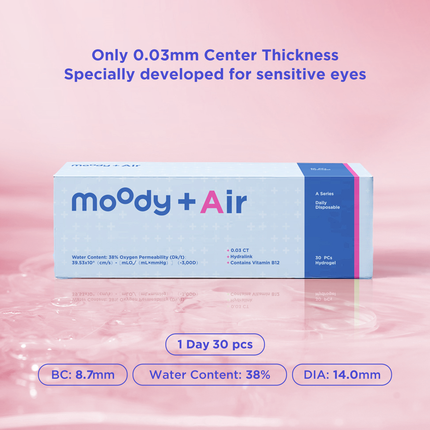 moodyPlus A 30 pcs Daily Contacts moodyPlus A 30 pcs Daily Contacts
