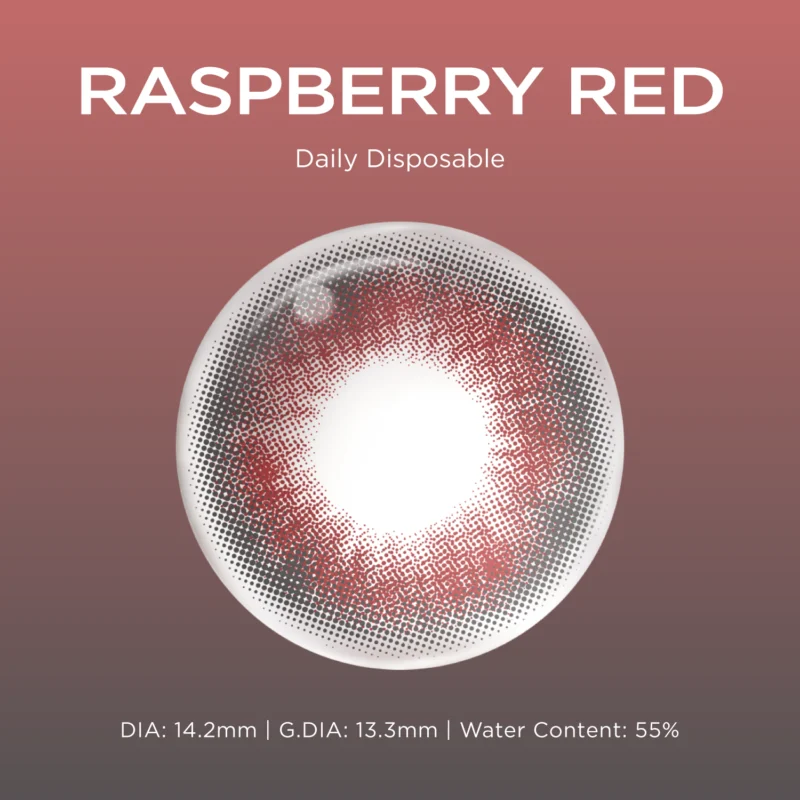 Raspberry Red|1 Day,6pcs