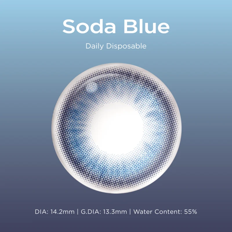 Soda Blue|1 Day,6pcs